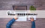 薄饼app（薄饼还是薄饼bao,bo）