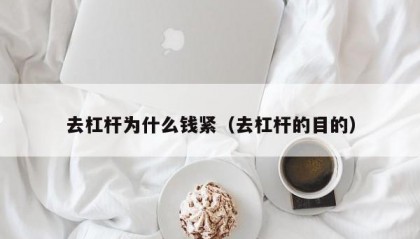 去杠杆为什么钱紧（去杠杆的目的）