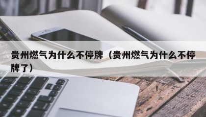贵州燃气为什么不停牌（贵州燃气为什么不停牌了）