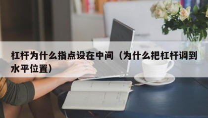 杠杆为什么指点设在中间（为什么把杠杆调到水平位置）
